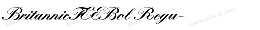 BritannicTEEBol Regu字体转换